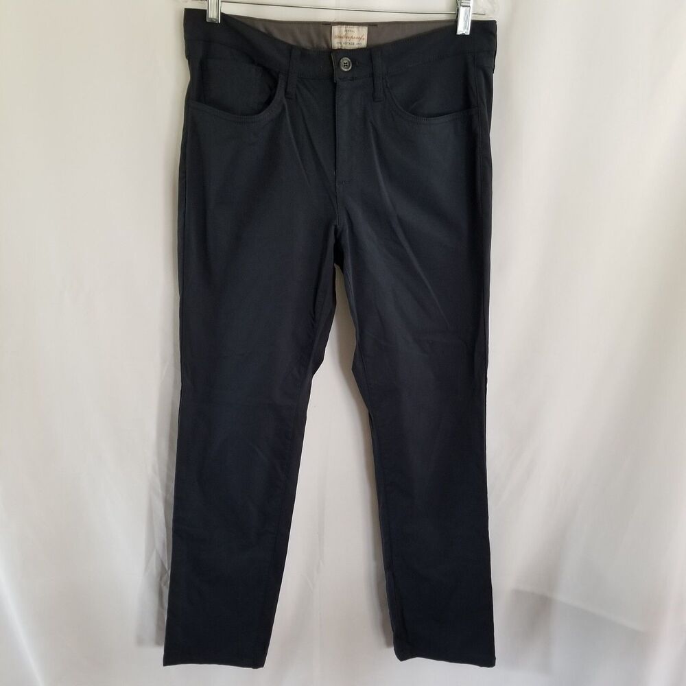 Weatherproof Vintage Pants Men's Navy Blue Straight Leg Size 32 x 30